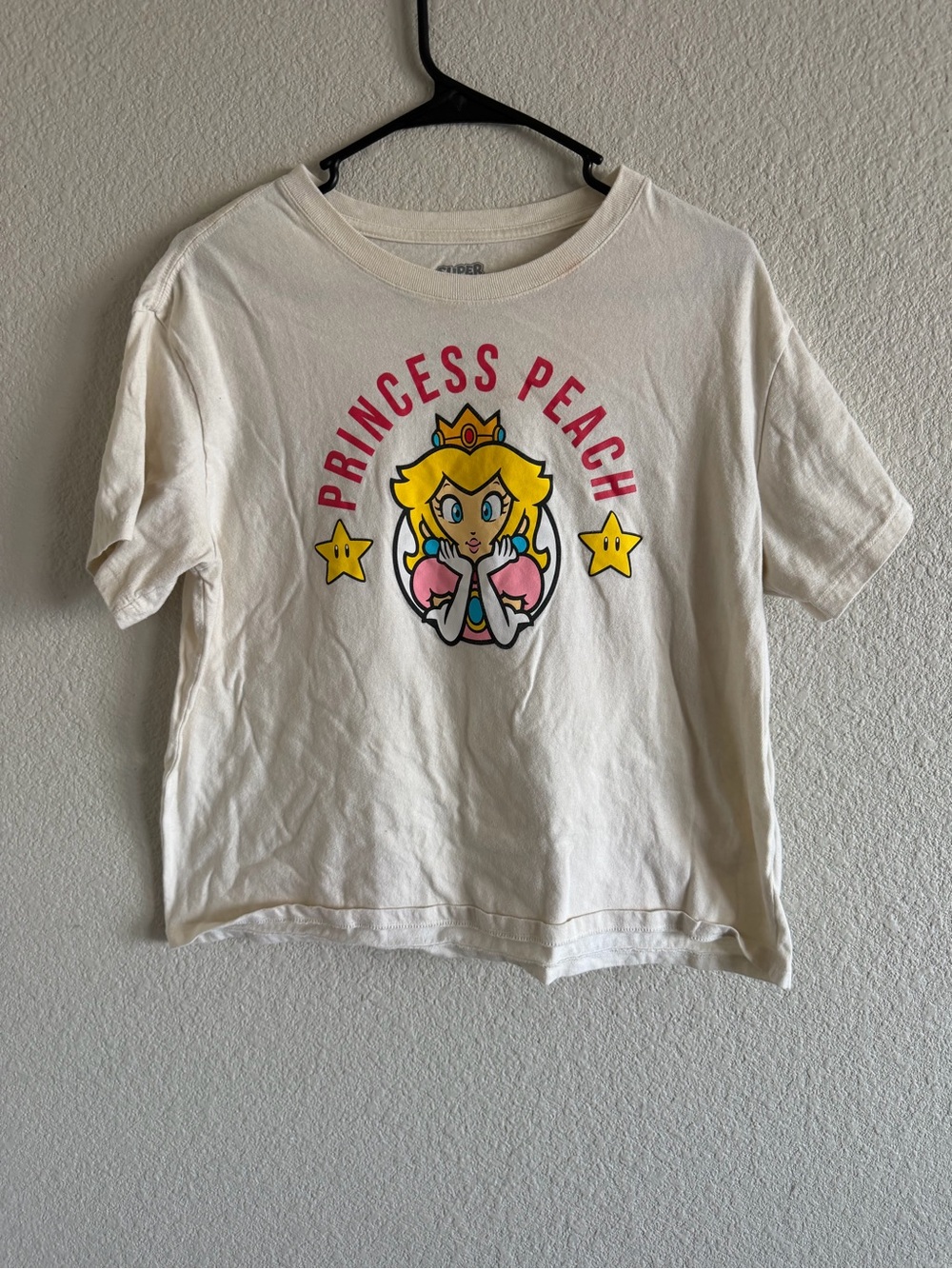 Princess Peach Graphic Short Sleeve Tee - White